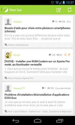 Forum FrAndroid (beta)截图3