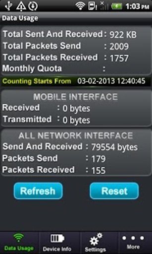 Data Usage Manager Free截图2