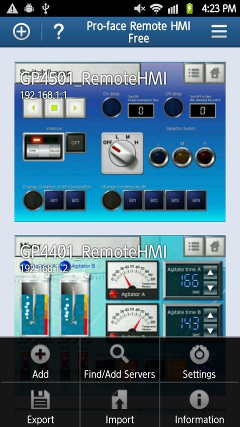 Pro-face Remote HMI Free截图4