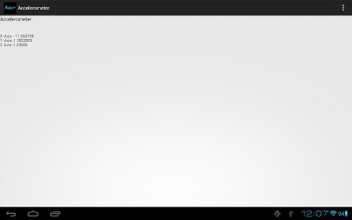 Accelerometer Viewer截图1