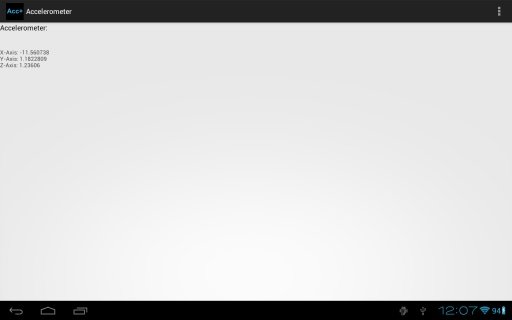 Accelerometer Viewer截图2