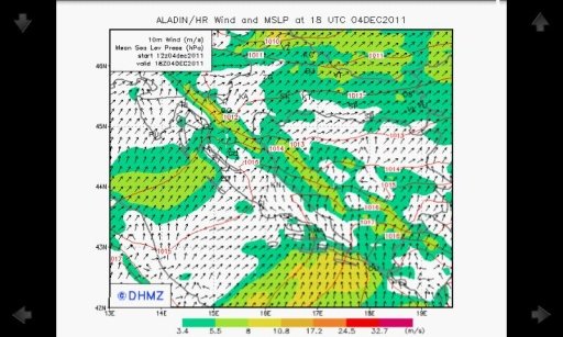 Adriatic wind forecast截图2