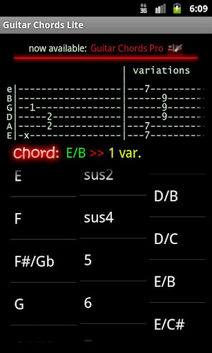 Guitar Chords Lite截图5