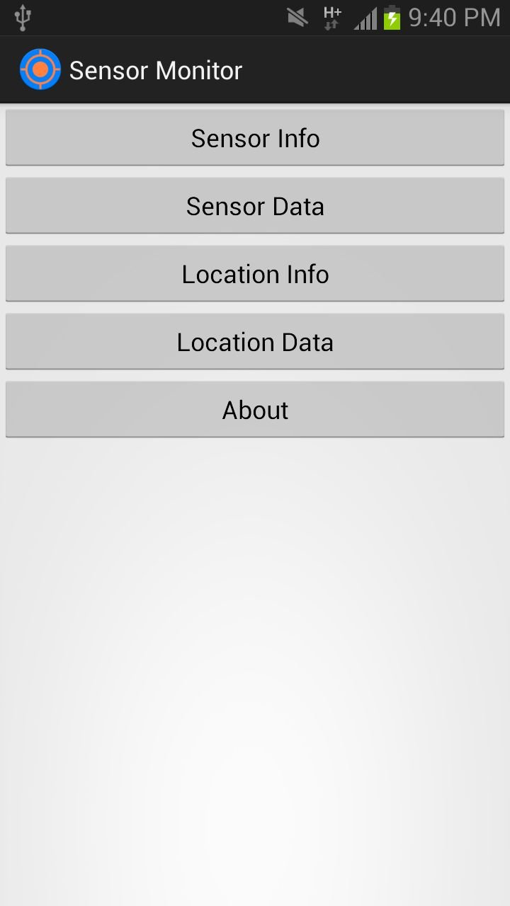 Sensor Display & Logging截图2