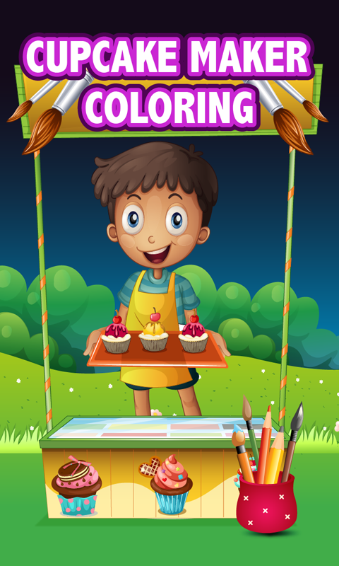 Cupcake Maker Coloring截图1