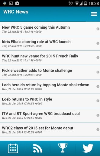 WRC - World Rally Calendar截图1