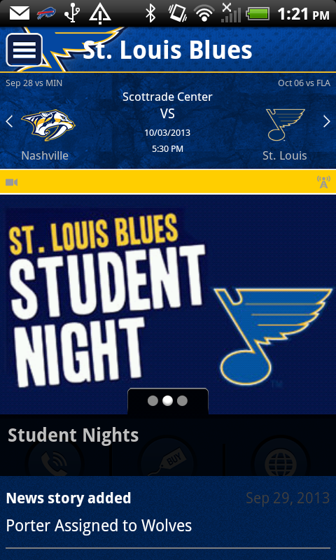 St. Louis Blues Official App截图2