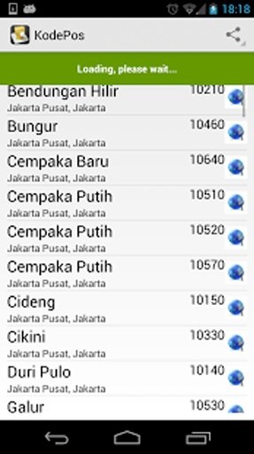 Kode POS Indonesia截图2