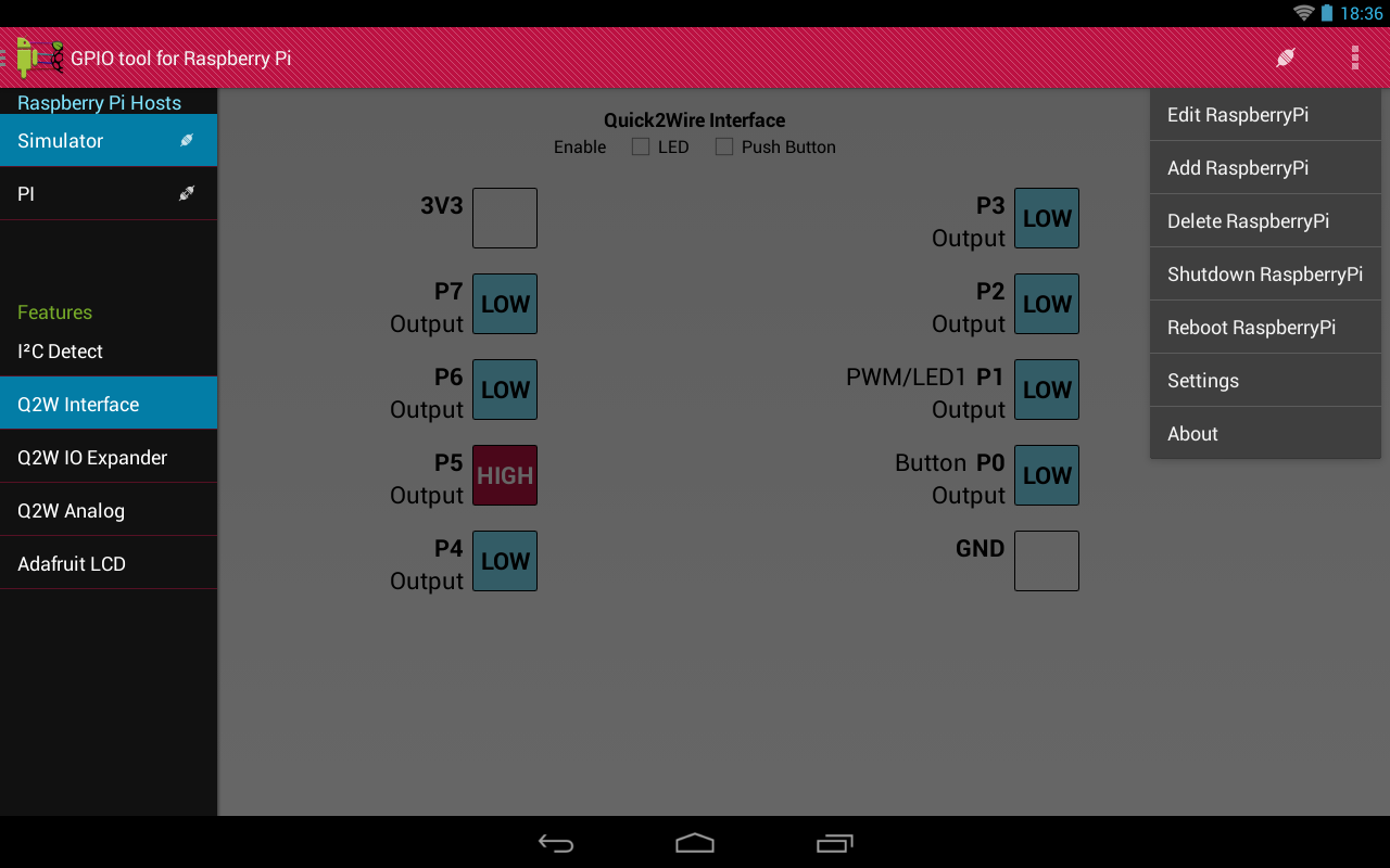 GPIO Tool For Raspberry Pi截图3