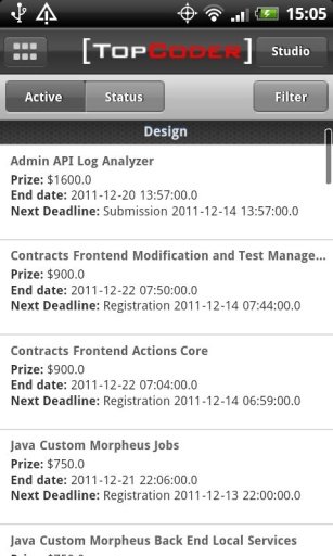 TopCoder Mobile截图3