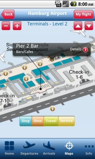 Hamburg Airport App截图1