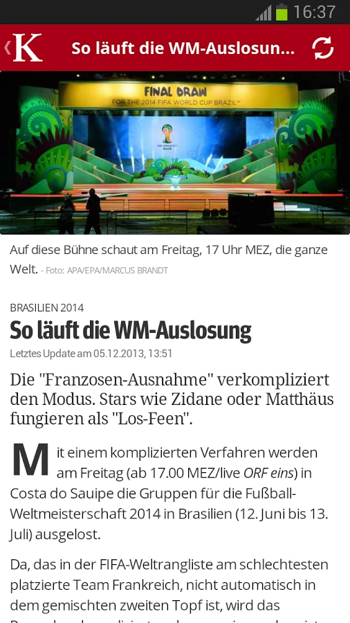 KURIER.at截图4