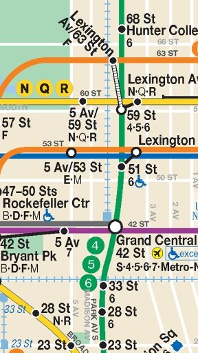 纽约地铁路线图截图3