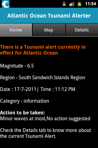 Atlantic Ocean Tsunami Alerter截图4