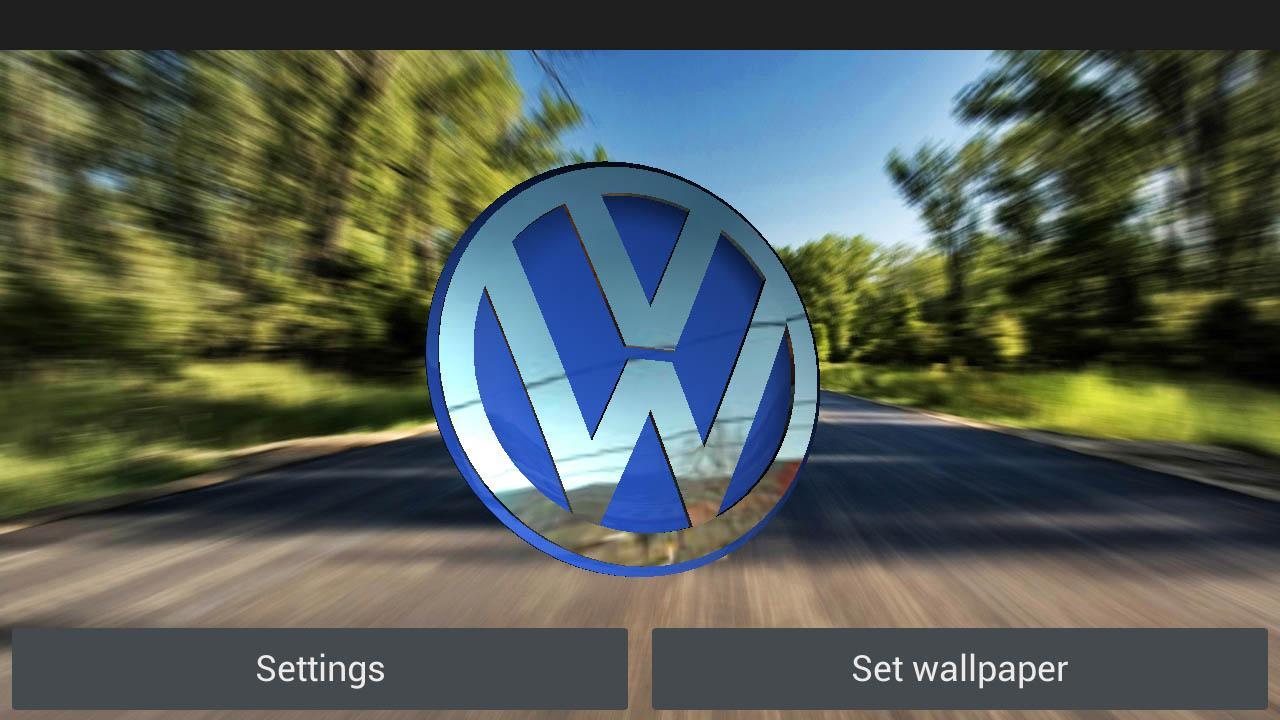 3D VOLKSWAGEN Logo LWP截图1