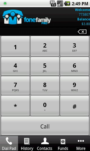 fonefamilyPro - VoIP Dialer截图1