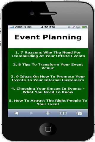 Event Planning截图1