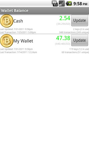 Bitcoin Wallet Balance截图3