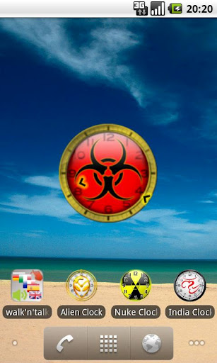 Biohazard Clock截图2