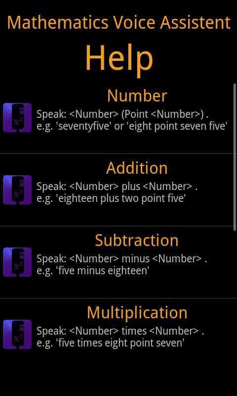 Mathematics Voice Assistent截图3