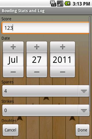 Bowling Stats and Logger截图4