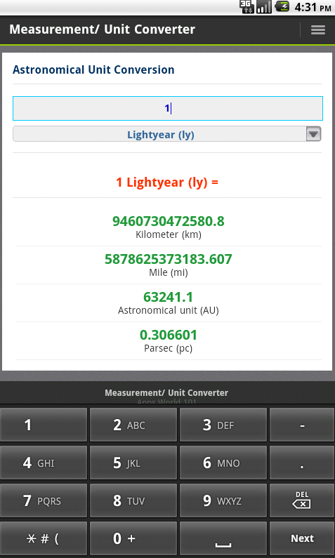 Measurement Unit Convert...截图2