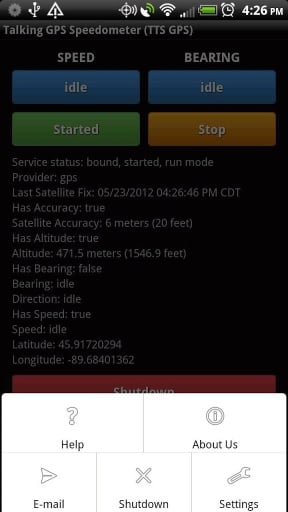 Talking GPS Speedometer截图4