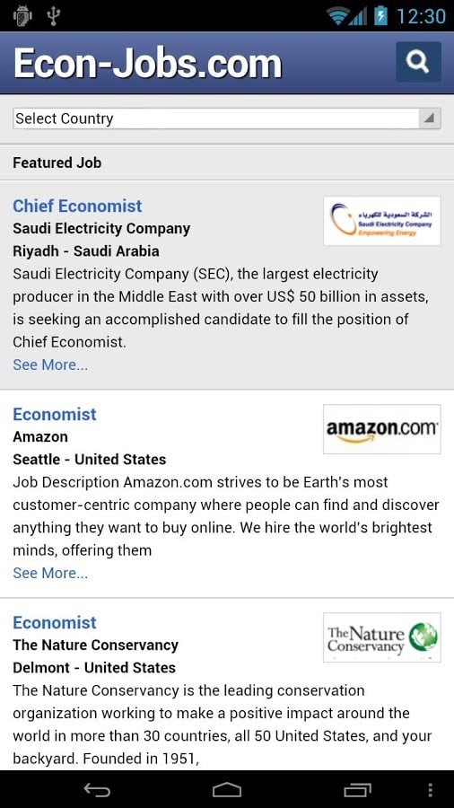 Economist Jobs Search截图1