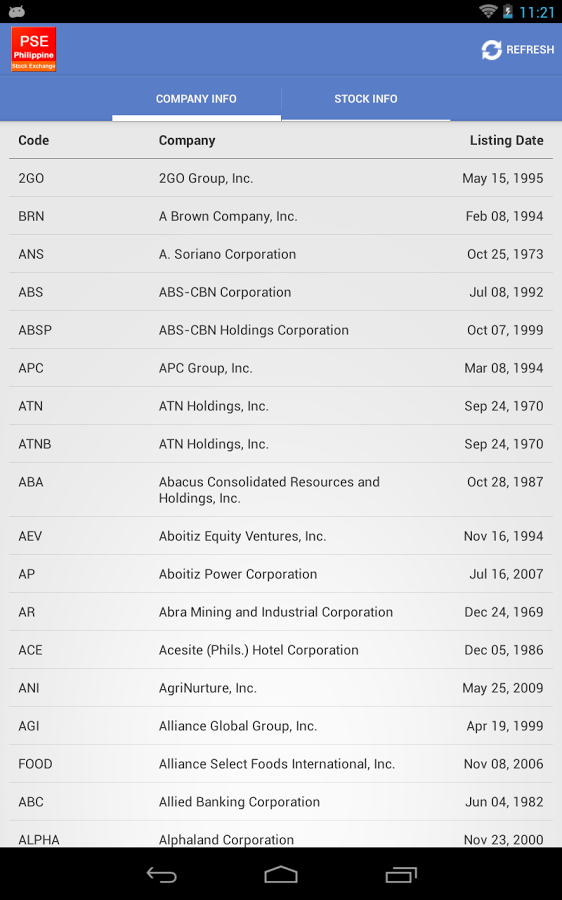 Philippine Stock Exchange截图3