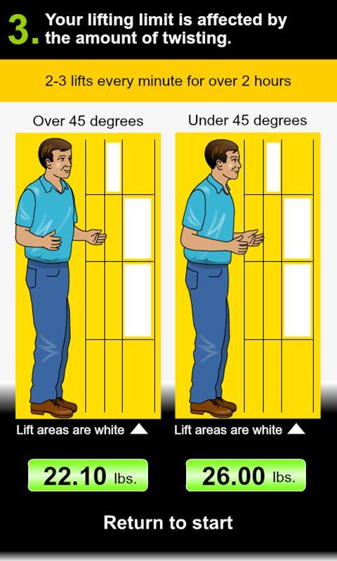 Safe Lifting Calculator截图3