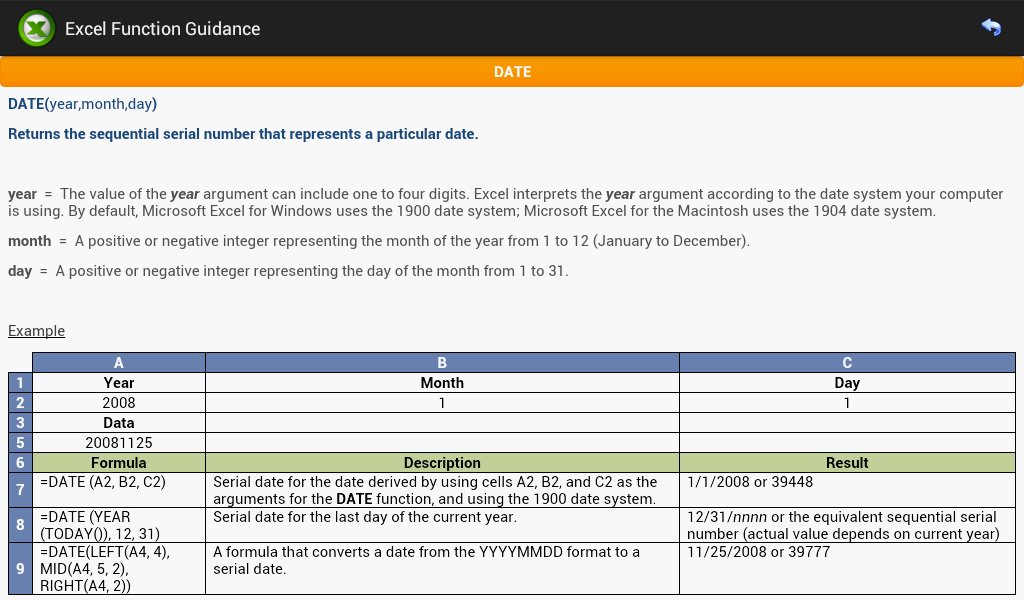 Excel Function Guidance截图9