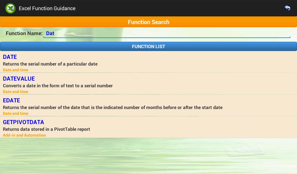 Excel Function Guidance截图7