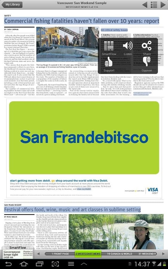 Vancouver Sun ePaper截图3