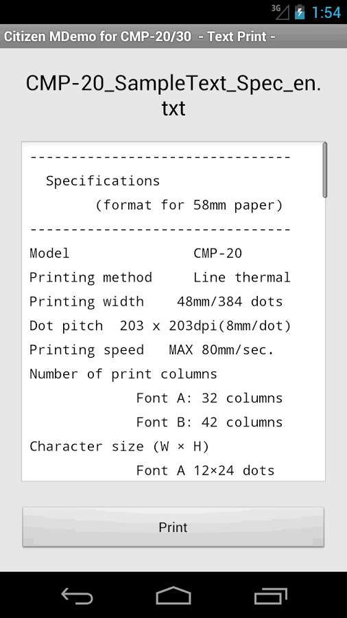 Citizen MDemo for CMP-20/30截图3