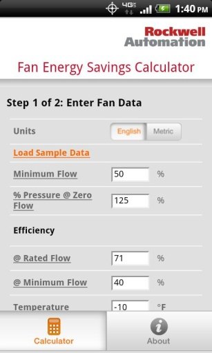 Fan Energy Savings Calculator截图2