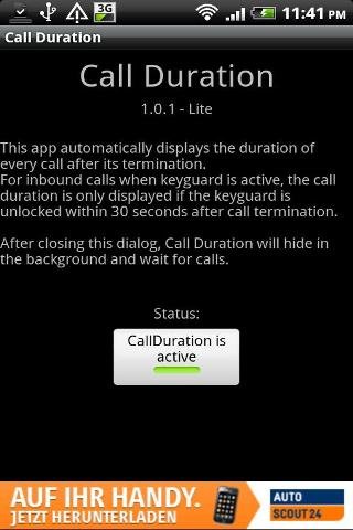 Call Duration Lite截图2