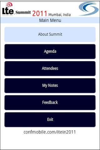 LTE Summit 2011 Mumbai截图1