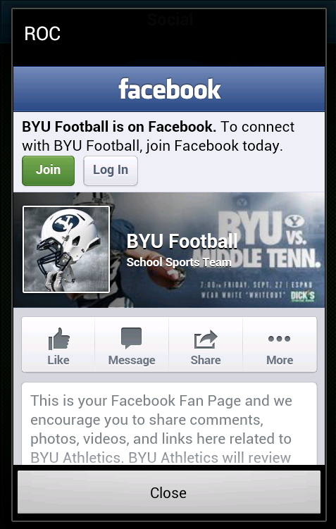 ROC BYU Student Section截图2