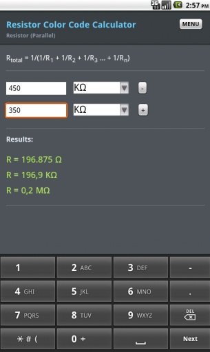 Resistor Color Code Calculator截图5