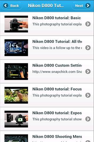 Nicon D800 Tutorial截图1