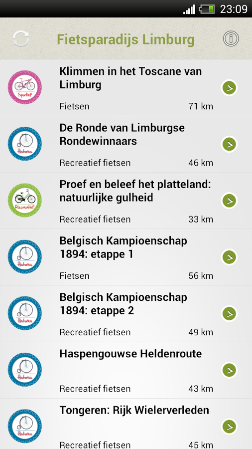 Routes Fietsparadijs Limburg截图3