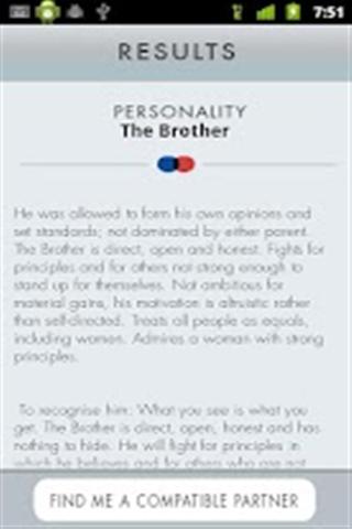 Male Personality Test截图2