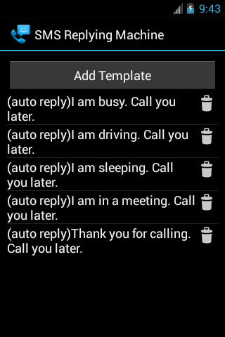 SMS Replying Machine截图4