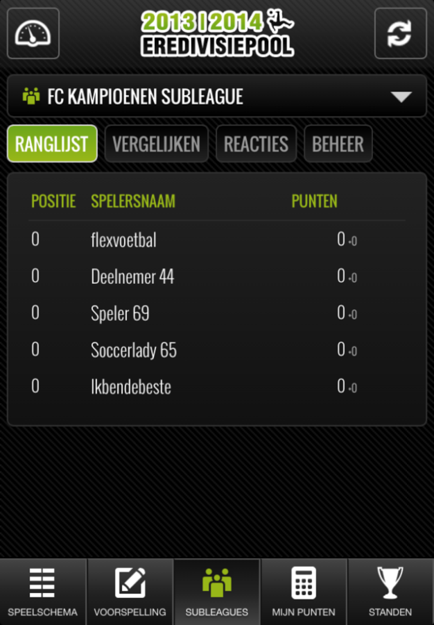 Eredivisie Pool截图5