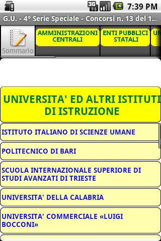 Concorsi Gazzetta Ufficiale截图6
