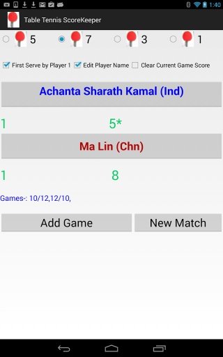 Table Tennis Score Keeper截图4