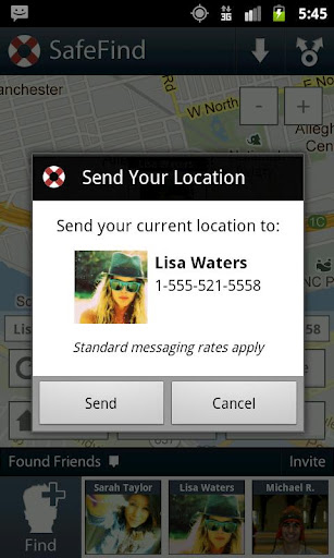 SafeFind - Share Your Location截图7