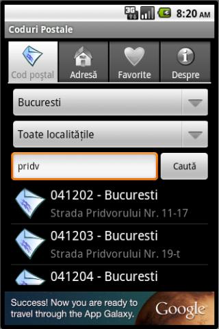 Coduri Postale截图2
