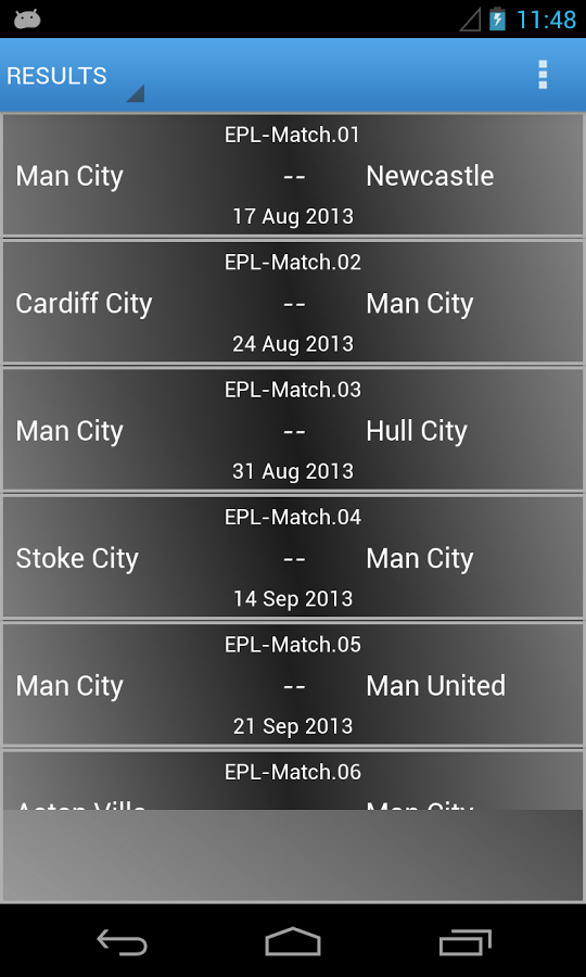 Man City Calendar截图1