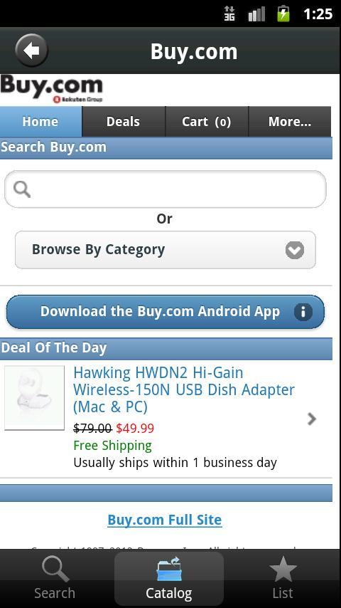 Buy.com Browser截图2